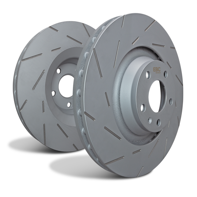 EBC 2021+ Ford Bronco / 19-23 Ford Ranger 2WD 2.3T (Gas) USR Slotted Rear Rotors EBC Brake Rotors - Slotted AXOPROS