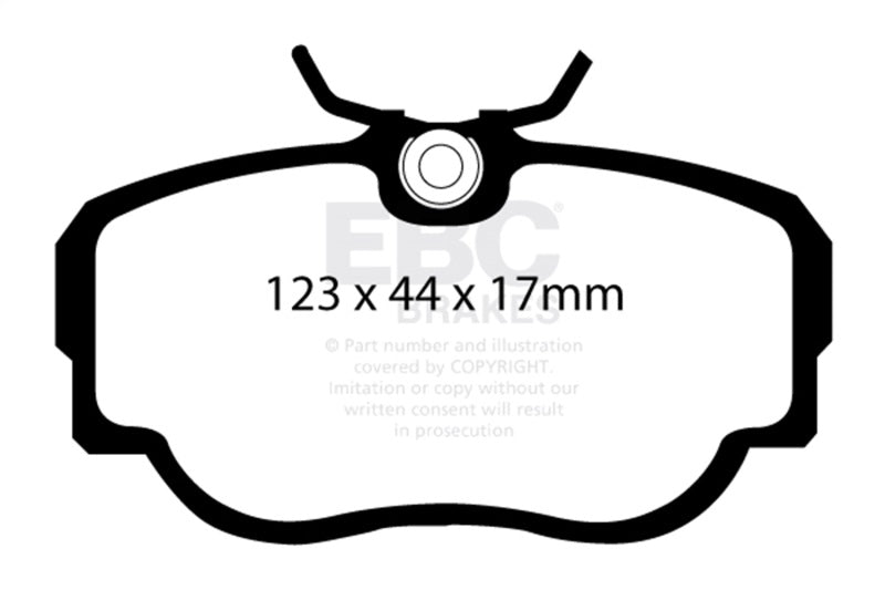 EBC 83-85 BMW 318 1.8 (E30) Redstuff Front Brake Pads EBC Brake Pads - Performance AXOPROS