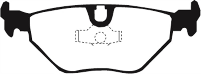 EBC 87-91 BMW M3 2.3 (E30) Redstuff Rear Brake Pads EBC Brake Pads - Performance AXOPROS