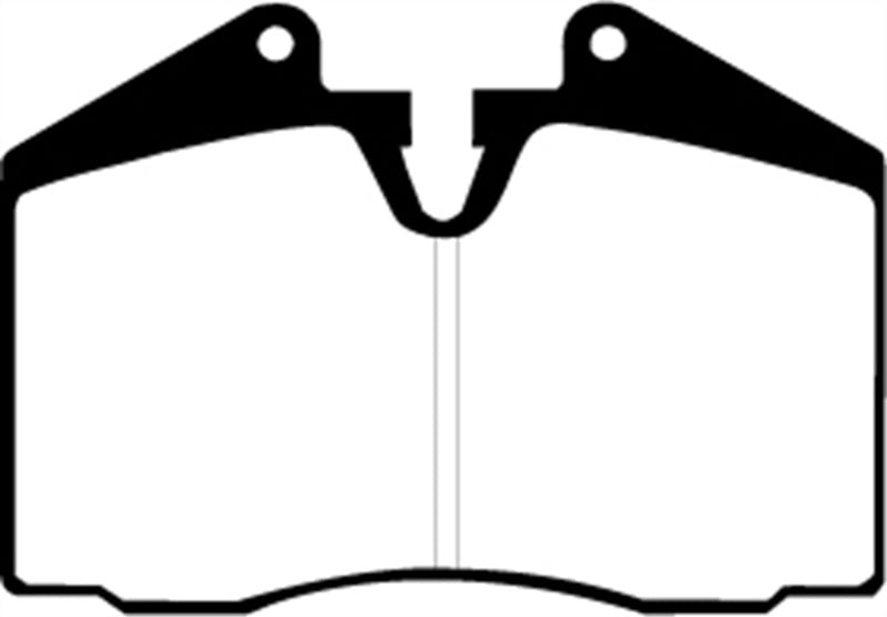 EBC 89-95 Ferrari 348 3.4 Redstuff Front/Rear Brake Pads (Axle Set Only) EBC Brake Pads - Performance AXOPROS
