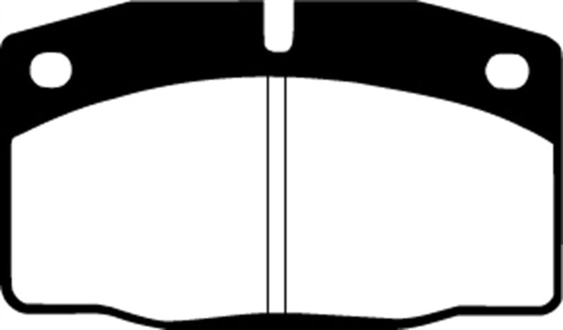 EBC 89-95 Lotus Elan (M100) 1.6 Turbo Greenstuff Front Brake Pads EBC Brake Pads - Performance AXOPROS