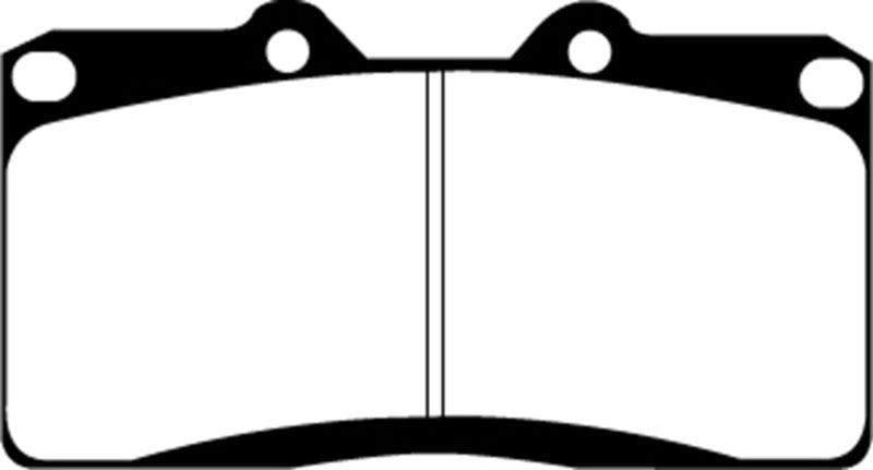EBC 91-93 Dodge Stealth 3.0 4WD Yellowstuff Front Brake Pads EBC Brake Pads - Performance AXOPROS