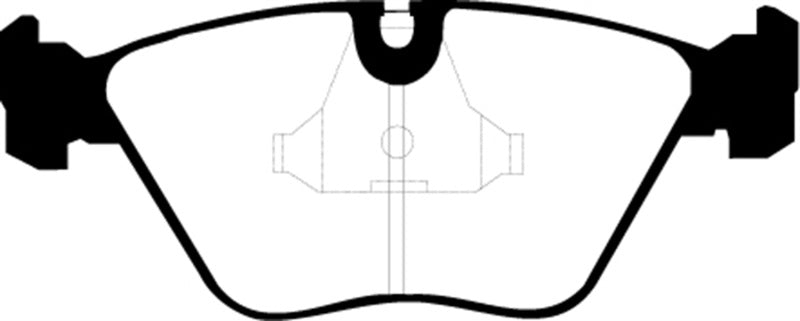 EBC 92-95 BMW M3 3.0 (E36) Redstuff Front Brake Pads EBC Brake Pads - Performance AXOPROS