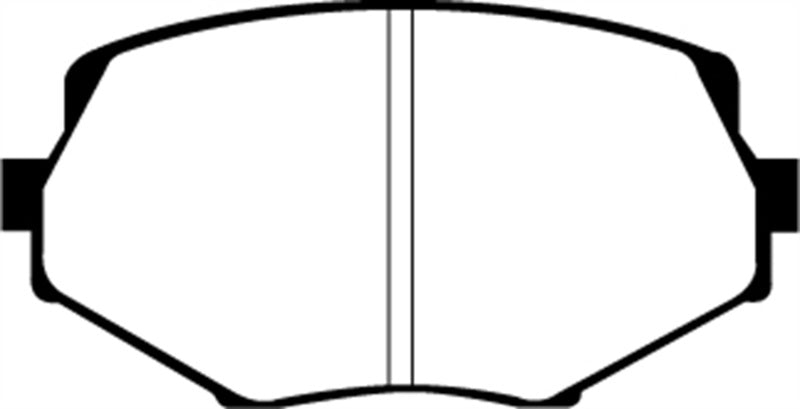 EBC 94-01 Mazda Miata MX5 1.8 Greenstuff Front Brake Pads EBC Brake Pads - Performance AXOPROS