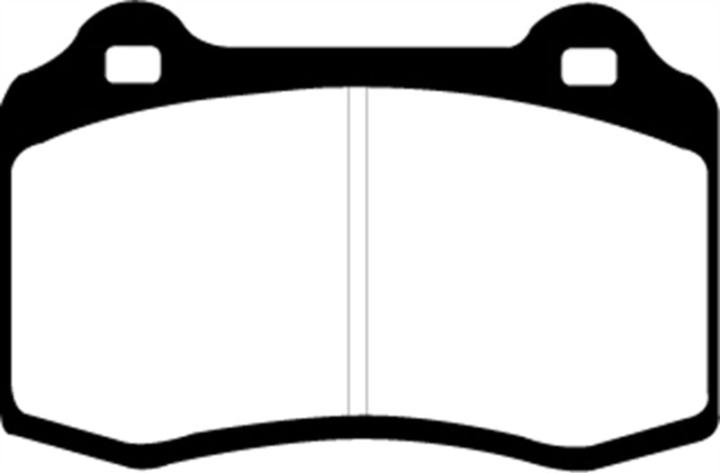 EBC 96-00 Lotus Esprit Turbo 2.0 Turbo GT3 Yellowstuff Rear Brake Pads EBC Brake Pads - Performance AXOPROS