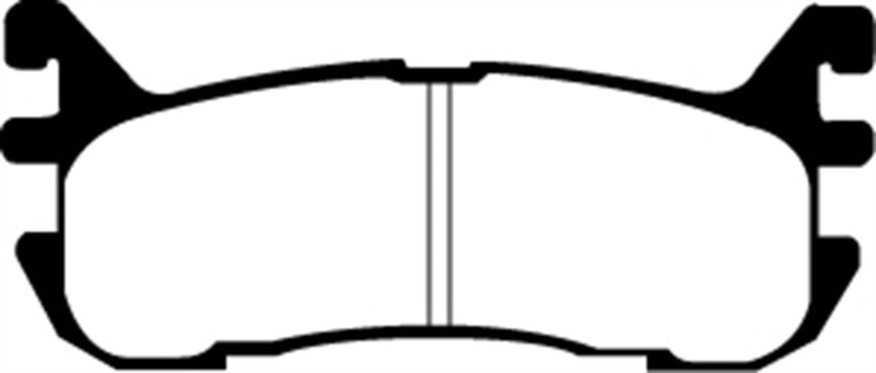 EBC 97-02 Ford Escort 2.0 Greenstuff Rear Brake Pads EBC Brake Pads - Performance AXOPROS