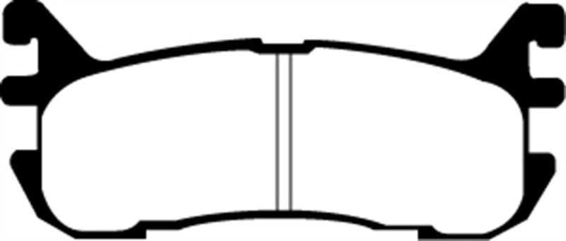 EBC 97-02 Ford Escort 2.0 Greenstuff Rear Brake Pads EBC Brake Pads - Performance AXOPROS