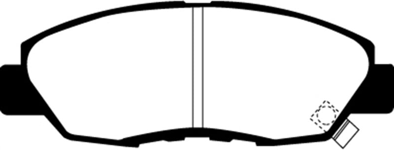 EBC 97 Acura CL 2.2 Greenstuff Front Brake Pads EBC Brake Pads - Performance AXOPROS