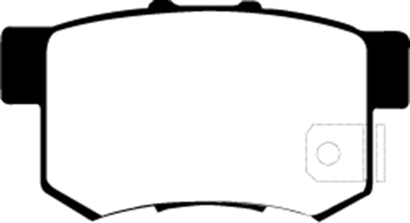 EBC 97 Acura CL 2.2 Yellowstuff Rear Brake Pads EBC Brake Pads - Performance AXOPROS