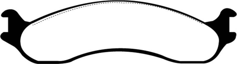 EBC 98-03 Dodge B250 B2500 Cargo 2500 Van 3/4 Ton Yellowstuff Front Brake Pads EBC Brake Pads - Performance AXOPROS