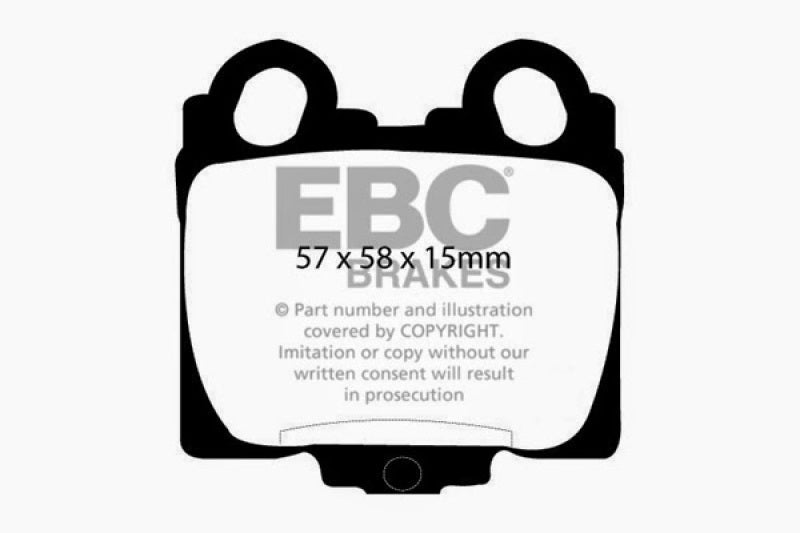 EBC 98-05 Lexus GS300 3.0 Greenstuff Rear Brake Pads EBC Brake Pads - Performance AXOPROS