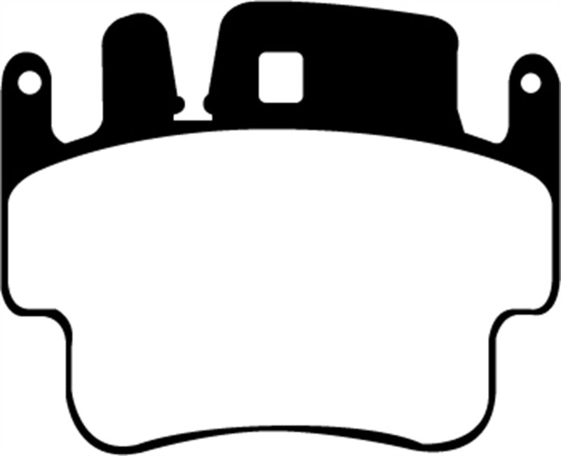 EBC 98-05 Porsche 911 996 3.4 Carrera 2 (Iron Rotor) Redstuff Frt Brake Pad (Check EBC Fit Guide) EBC Brake Pads - Performance AXOPROS