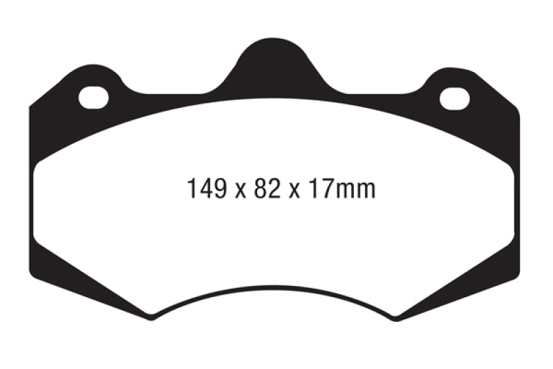 EBC AP Racing Caliper CP7040 Yellowstuff Brake Pads EBC Brake Pads - Performance AXOPROS