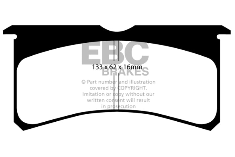 EBC Brakes Bluestuff Street and Track Day Brake Pads EBC Brake Pads - Racing AXOPROS