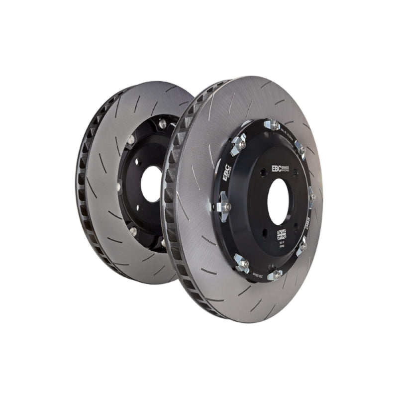 EBC Racing 06-13 Chevrolet Corvette C6 7.0L (Z06) SG-Racing Floating Conversion Rotors EBC Brake Rotors - 2 Piece AXOPROS