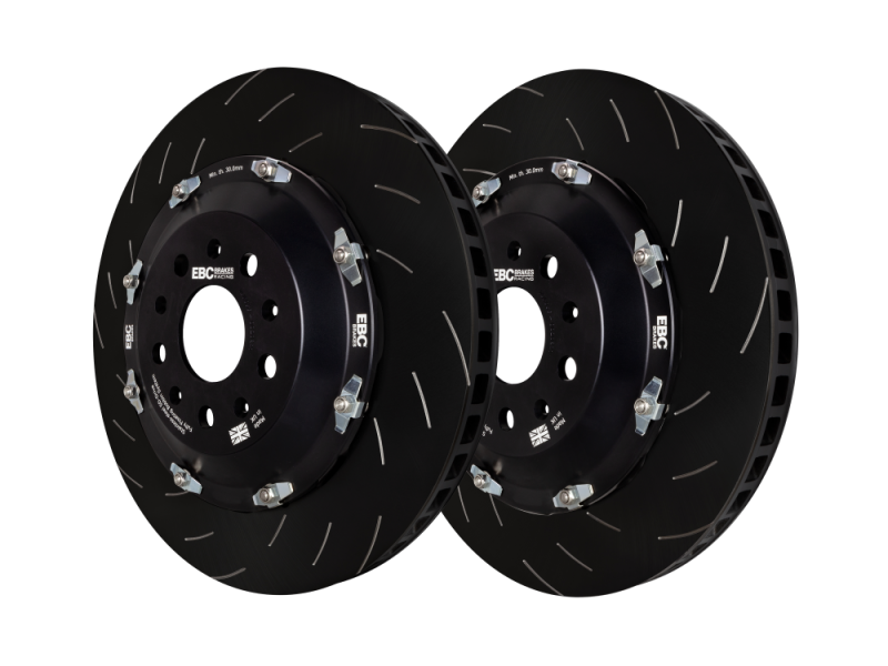 EBC Racing 2020+ Chevrolet Corvette Stingray 6.2L (w/Z51 Perf Pack) 2 Piece SG Racing Front Rotors EBC Brake Rotors - 2 Piece AXOPROS