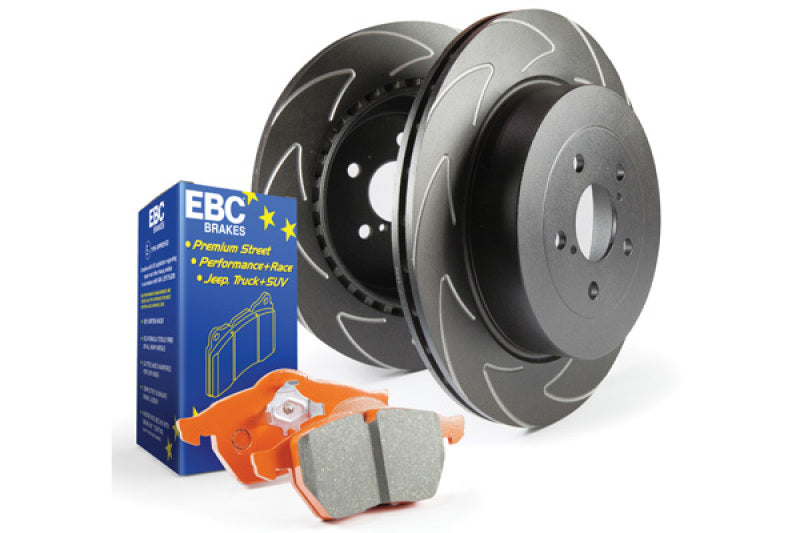 EBC S7 Brake Pad and Rotor Kit EBC Brake Rotors - Slotted AXOPROS