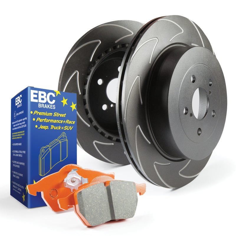 EBC S7 Brake Pad and Rotor Kit EBC Brake Rotors - Slotted AXOPROS