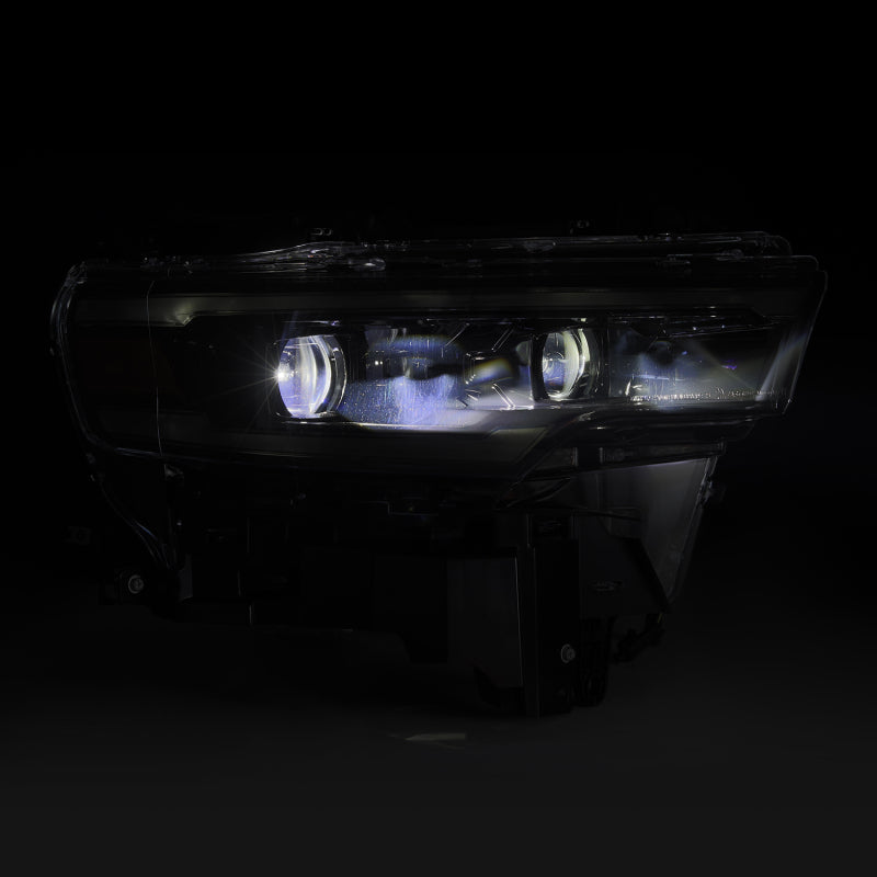AlphaRex AlphaRex 25-26 Dodge Ram 1500 Luxx LED Proj Headlights -Alpha Black w/Activ Lit/Seq Signal/Switchbk Headlights aftermarket performance part