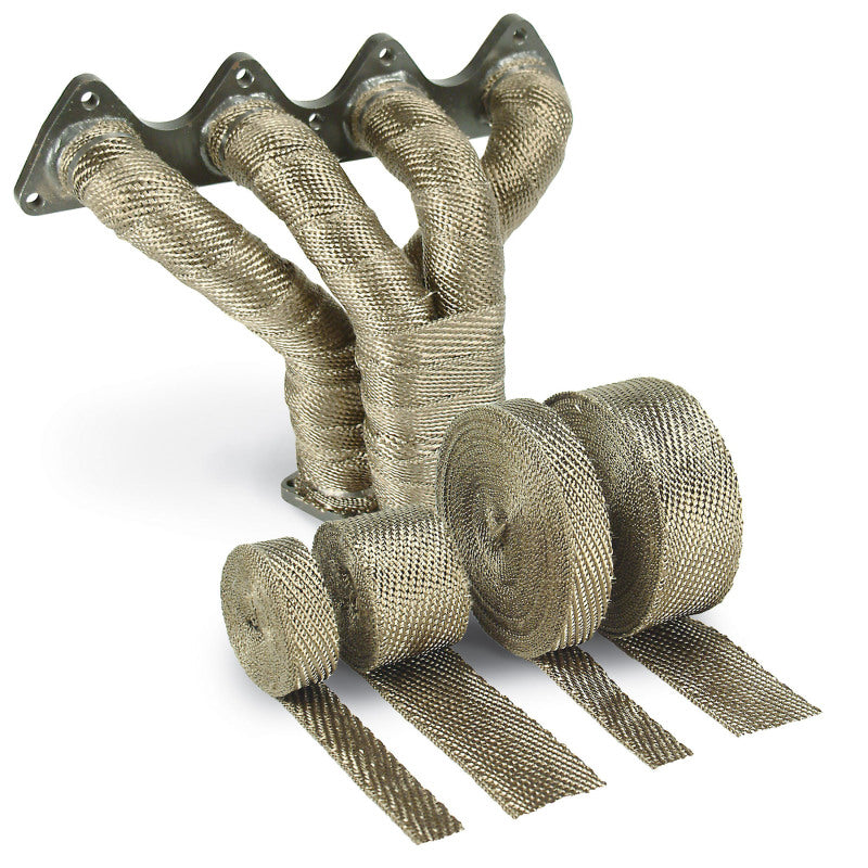 DEI Exhaust Wrap 2in x 100ft - Titanium DEI Exhaust Wrap  AXOPROS