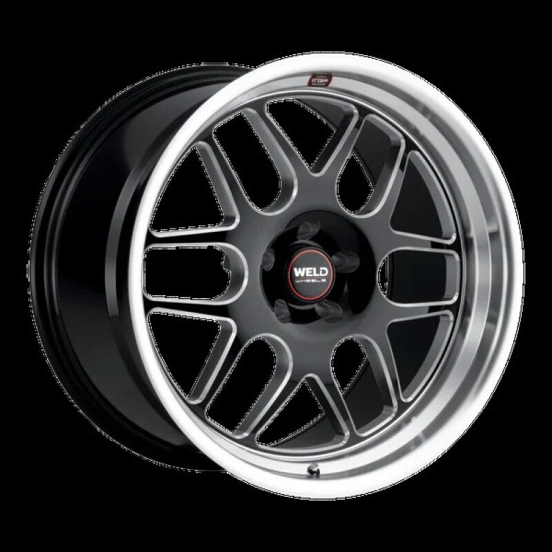Weld S110 Solana 22x9.5 / 6x135 BP / ET25 / 6.23in BS / 87.1 Dia - Gloss Black Milled Wheel Weld Wheels - Cast AXOPROS