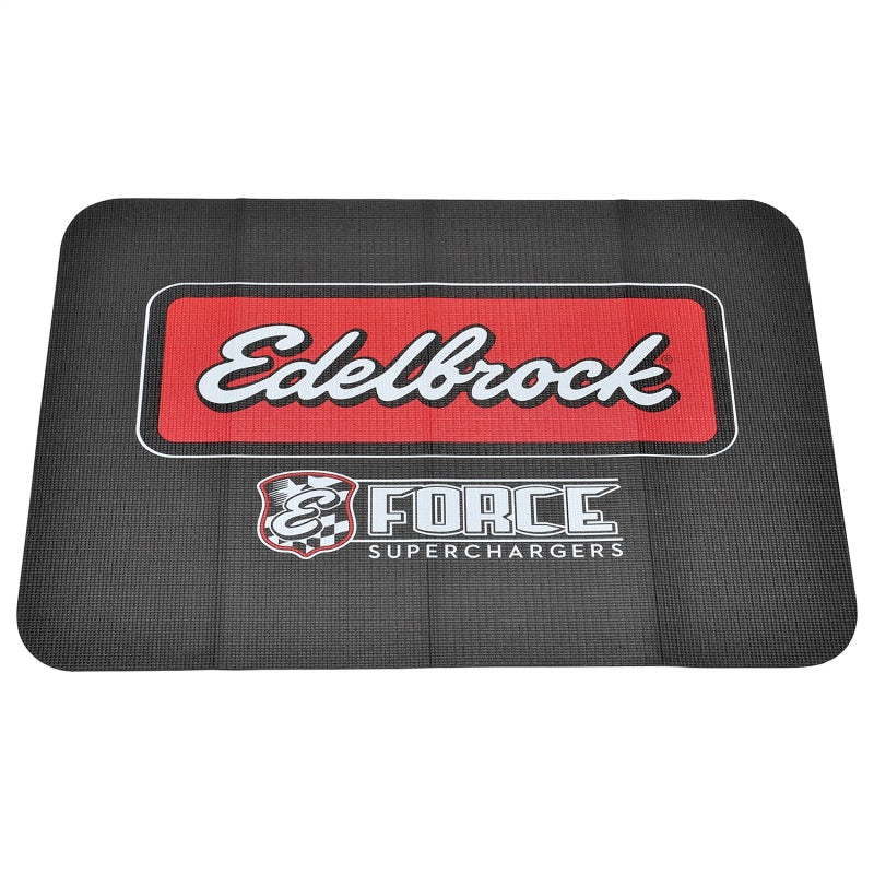 Edelbrock Racing Fender Cover - PVC Foam Mat - 2 Color Printed Edelbrock Racing Logo Edelbrock Hardware Kits - Other AXOPROS