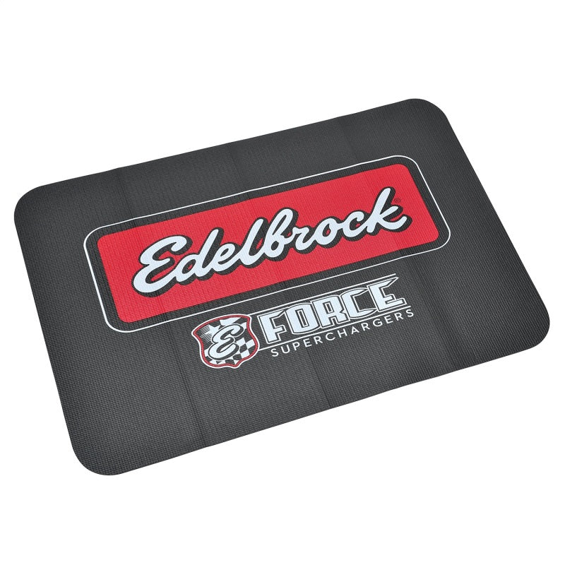 Edelbrock Racing Fender Cover - PVC Foam Mat - 2 Color Printed Edelbrock Racing Logo Edelbrock Hardware Kits - Other AXOPROS