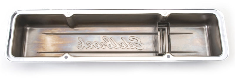 Edelbrock Valve Cover Signature Series Chevrolet 1959-1986 262-400 CI V8 Low Chrome Edelbrock Valve Covers AXOPROS