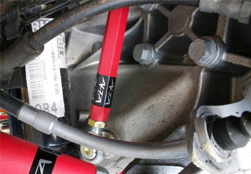 ALTA 02-12 Mini Cooper/S/JCW (Incl. 05-12 Convertible) & 09-12 Clubman Rear Endlinks Adj. Pair - Red Alta Sway Bar Endlinks AXOPROS