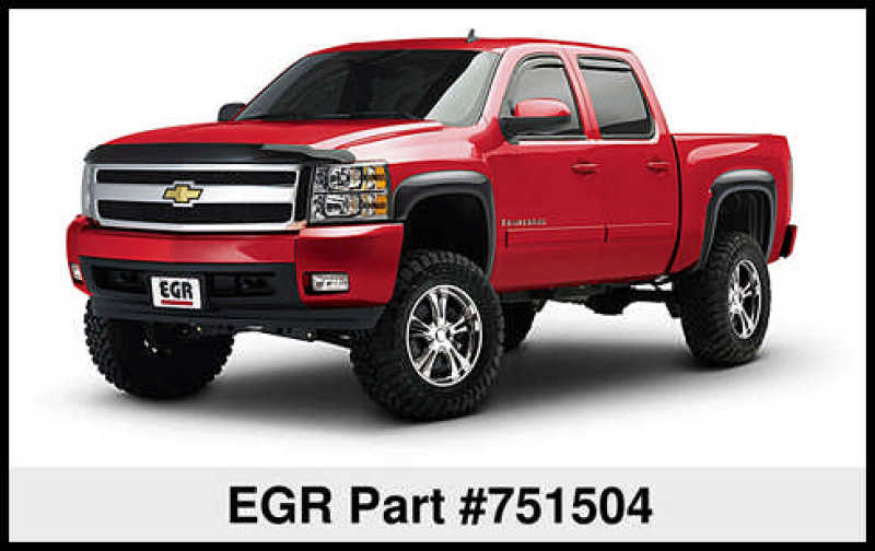 EGR 07-13 Chev Silverado 6-8ft Bed Rugged Look Fender Flares - Set (751504) EGR Fender Flares  AXOPROS