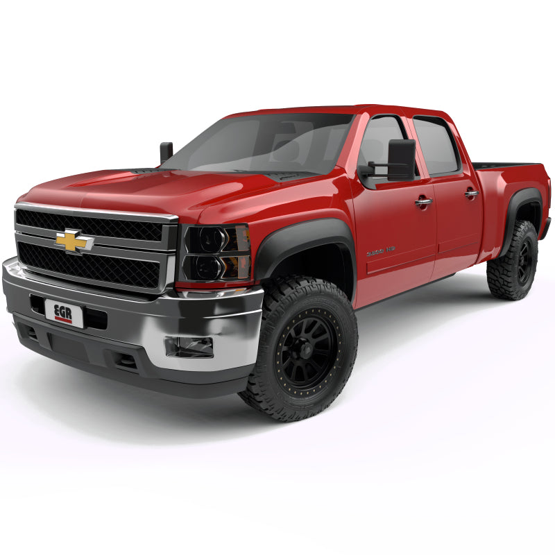 EGR 07-13 Chev Silverado 6-8ft Bed Rugged Look Fender Flares - Set (751504) EGR Fender Flares  AXOPROS