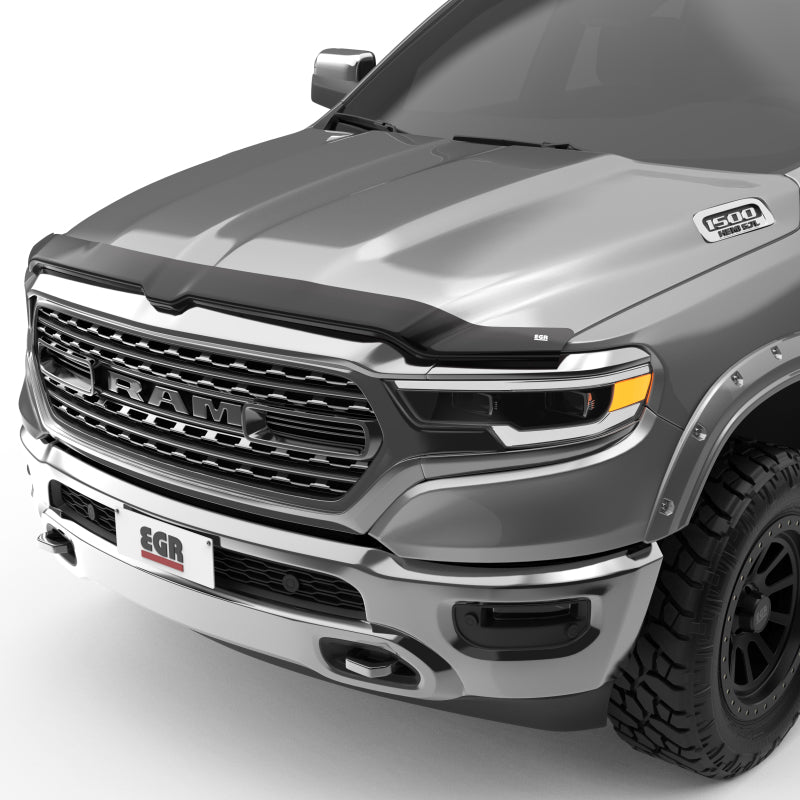 EGR 2019 Dodge Ram 1500 Superguard Hood Shield - Dark Smoke EGR Hood Deflectors AXOPROS