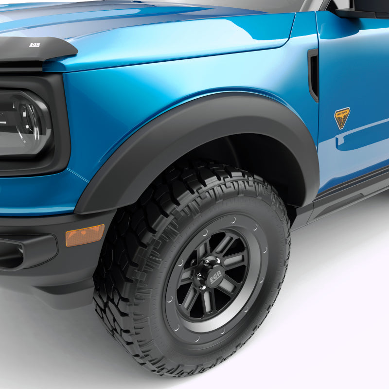EGR 21-23 Ford Bronco Sport (Sport Utility) EGR Rugged Look Fender Flares (Set of 4) - Smooth Matte EGR Fender Flares  AXOPROS