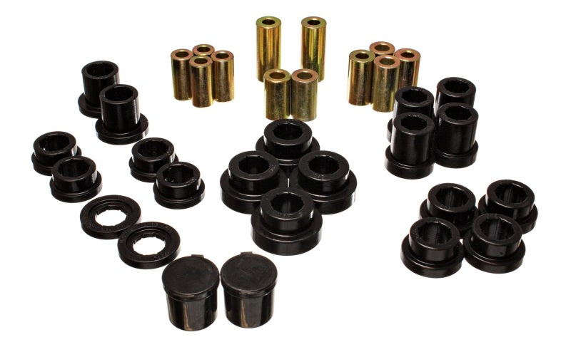 Energy Suspension 00-09 Honda S2000 Black Rear End Control Arm Bushing Set Energy Suspension Bushing Kits AXOPROS