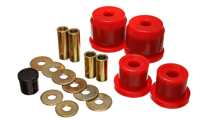 Energy Suspension 00-09 Honda S2000 Red Rear Differential Carrier Bushing Set Energy Suspension Bushing Kits AXOPROS