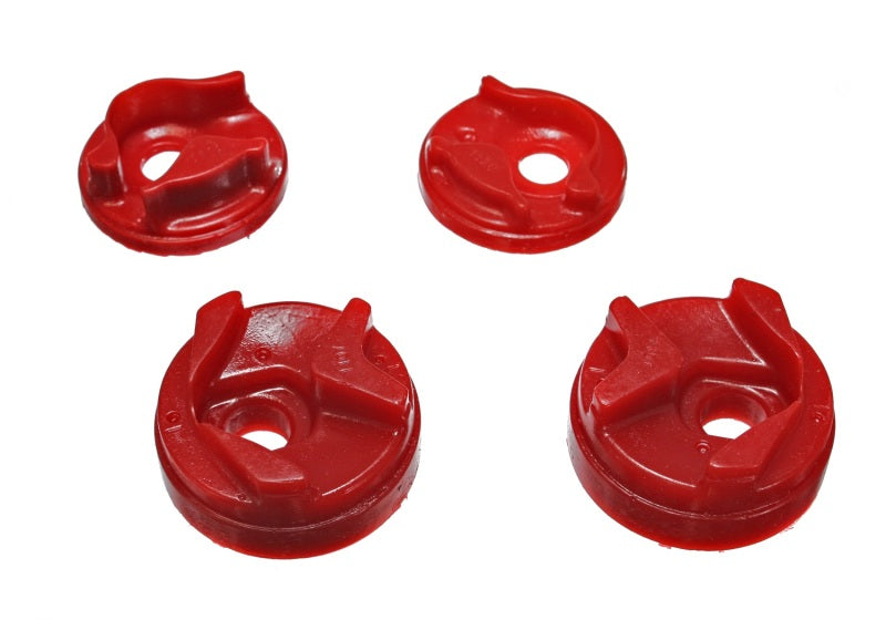 Energy Suspension 02-03 Nissan Sentra/200SX Red Motor Mount Insert Set (w/ Spec V 2.5L engine manua Energy Suspension Bushing Kits AXOPROS