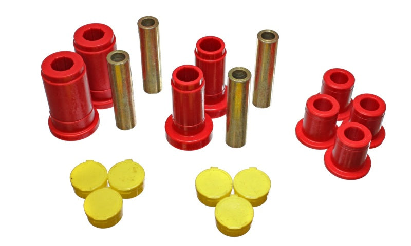 Energy Suspension 02-05 Dodge Ram 1500 2WD Red Front Control Arm Bushing Set Energy Suspension Bushing Kits AXOPROS