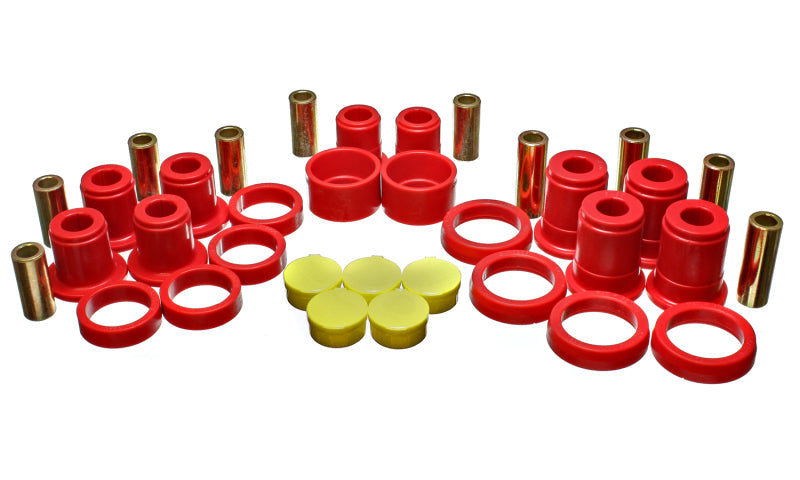 Energy Suspension 02-07 GM SUV Red Rear End Control Arm Bushing Set Energy Suspension Bushing Kits AXOPROS
