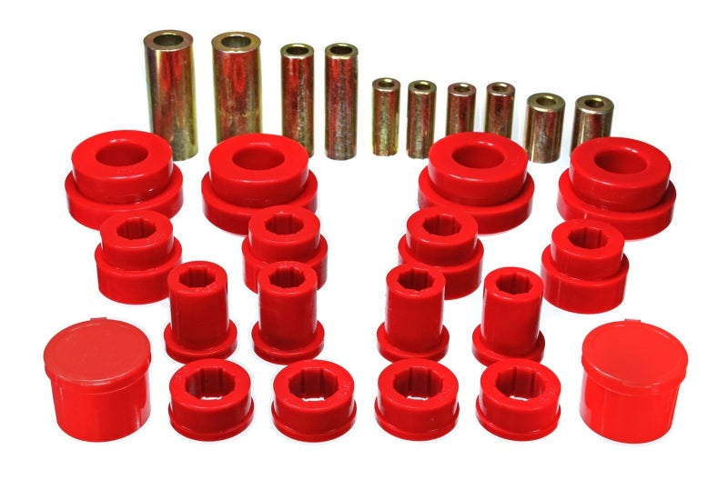 Energy Suspension 02-09 350Z / 03-07 Infiniti G35 Red Front Control Arm Bushing Set Energy Suspension Bushing Kits AXOPROS