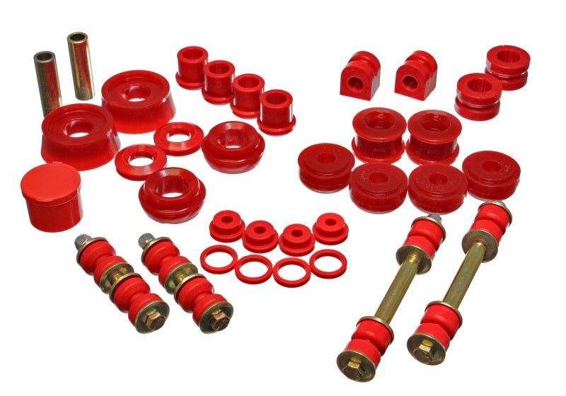 Energy Suspension 03-05 Dodge SRT-4 FWD Red Hyper-flex Master Bushing Set Energy Suspension Bushing Kits AXOPROS