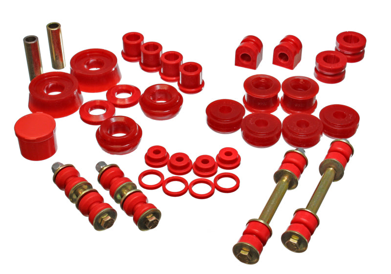 Energy Suspension 03-05 Dodge SRT-4 FWD Red Hyper-flex Master Bushing Set Energy Suspension Bushing Kits AXOPROS