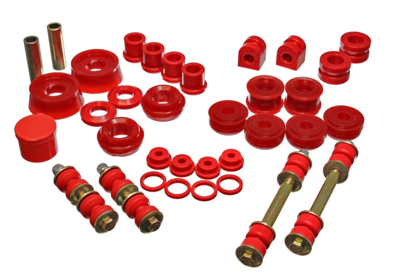 Energy Suspension 03-05 Dodge SRT-4 FWD Red Hyper-flex Master Bushing Set Energy Suspension Bushing Kits AXOPROS
