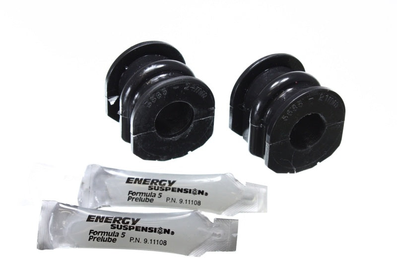 Energy Suspension 03-07 Infiniti G-35 Coupe RWD / 02-09 350Z Black 21mm Rear Sway Bar Frame Bushings Energy Suspension Bushing Kits AXOPROS