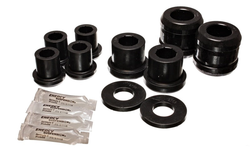 Energy Suspension 04-07 Mazda RX8 Black Front Control Arm Bushing Set Energy Suspension Bushing Kits AXOPROS