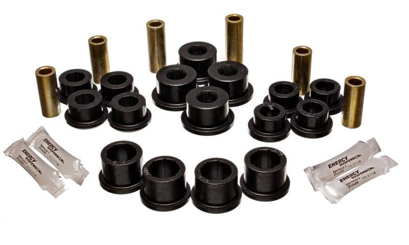 Energy Suspension 04-07 Mazda RX8 Black Rear Lateral/Trailing Arm Bushings Energy Suspension Bushing Kits AXOPROS
