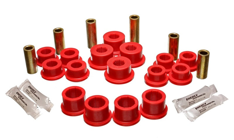 Energy Suspension 04-07 Mazda RX8 Red Rear Lateral/Trailing Arm Bushings Energy Suspension Bushing Kits AXOPROS