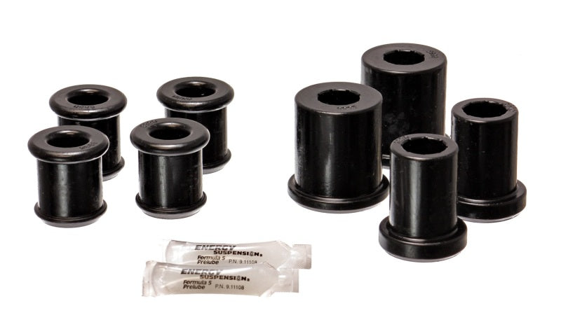 Energy Suspension 04-09 Cadillac XLR/XLR-V / 97-12 Corvette Black Front End C/A Bushing Set Energy Suspension Bushing Kits AXOPROS