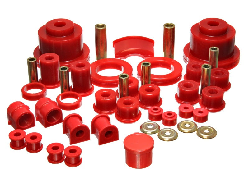 Energy Suspension 04 Pontiac GTO Red Hyper-flex Master Bushing Set Energy Suspension Bushing Kits AXOPROS
