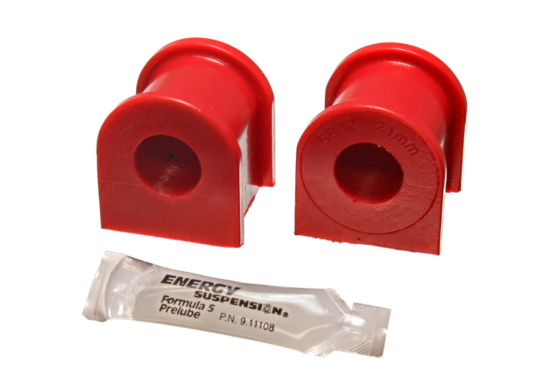 Energy Suspension 05-07 Scion tC Red 21mm Front Sway Bar Bushing Set Energy Suspension Bushing Kits AXOPROS