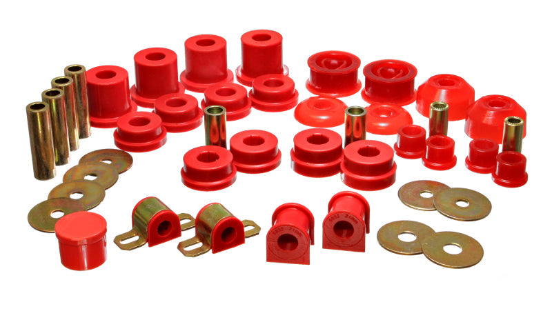 Energy Suspension 05-07 Scion tC Red Hyper-Flex Master Bushing Set Energy Suspension Bushing Kits AXOPROS
